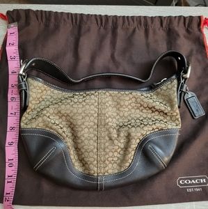 Used Vintage Brown COACH PURSEwith original dust bag